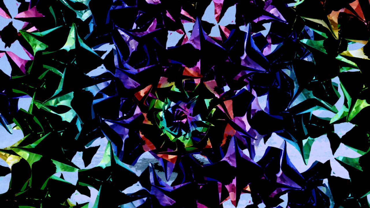 Wallpaper kaleidoscope, fragments, colorful
