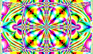 Preview wallpaper kaleidoscope, glow, shapes, bright