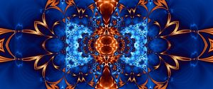 Preview wallpaper kaleidoscope, glow, shapes, abstract, pattern