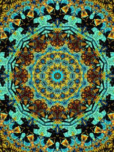 Preview wallpaper kaleidoscope, lines, shapes, abstraction, fractal