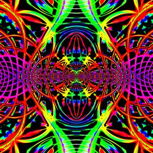 Preview wallpaper kaleidoscope, lines, stripes, abstraction, bright