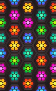 Preview wallpaper kaleidoscope, mosaic, patterns, colorful