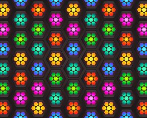 Preview wallpaper kaleidoscope, mosaic, patterns, colorful