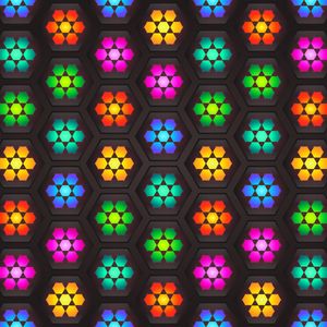 Preview wallpaper kaleidoscope, mosaic, patterns, colorful