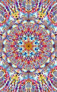 Preview wallpaper kaleidoscope, pattern, abstraction, colorful