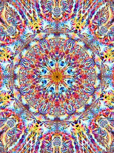 Preview wallpaper kaleidoscope, pattern, abstraction, colorful