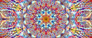 Preview wallpaper kaleidoscope, pattern, abstraction, colorful