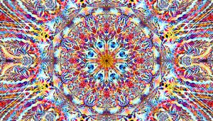 Preview wallpaper kaleidoscope, pattern, abstraction, colorful