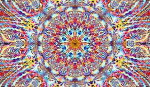 Preview wallpaper kaleidoscope, pattern, abstraction, colorful