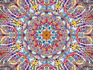Preview wallpaper kaleidoscope, pattern, abstraction, colorful