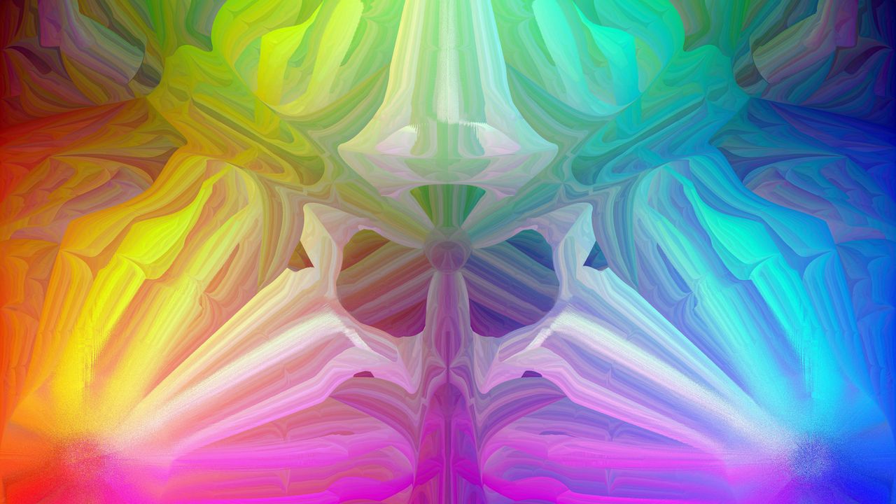 Wallpaper kaleidoscope, pattern, colorful, abstraction