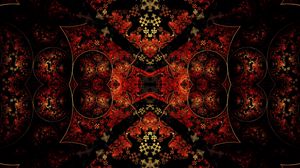 Preview wallpaper kaleidoscope, pattern, dark
