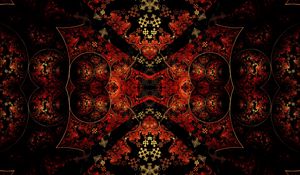 Preview wallpaper kaleidoscope, pattern, dark