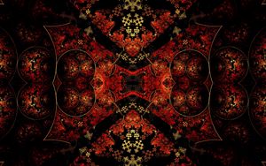 Preview wallpaper kaleidoscope, pattern, dark