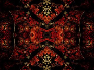 Preview wallpaper kaleidoscope, pattern, dark