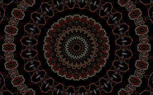 Preview wallpaper kaleidoscope, pattern, fractal, lines, abstraction