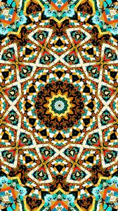 Preview wallpaper kaleidoscope, pattern, fractal, abstraction