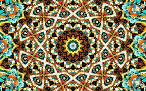 Preview wallpaper kaleidoscope, pattern, fractal, abstraction