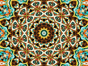 Preview wallpaper kaleidoscope, pattern, fractal, abstraction