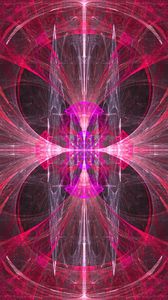 Preview wallpaper kaleidoscope, pattern, pink, abstraction