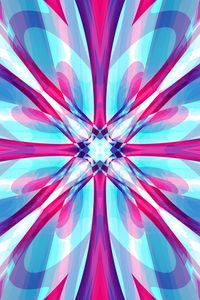 Preview wallpaper kaleidoscope, pattern, rays, shapes, abstraction