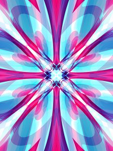 Preview wallpaper kaleidoscope, pattern, rays, shapes, abstraction