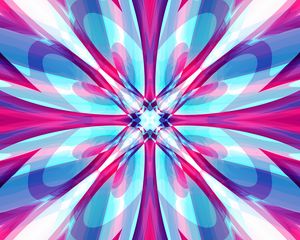 Preview wallpaper kaleidoscope, pattern, rays, shapes, abstraction