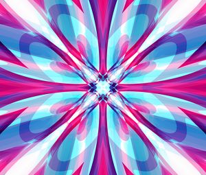 Preview wallpaper kaleidoscope, pattern, rays, shapes, abstraction