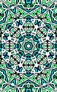 Preview wallpaper kaleidoscope, pattern, shapes, abstraction, bright