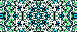 Preview wallpaper kaleidoscope, pattern, shapes, abstraction, bright