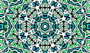 Preview wallpaper kaleidoscope, pattern, shapes, abstraction, bright