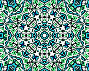 Preview wallpaper kaleidoscope, pattern, shapes, abstraction, bright