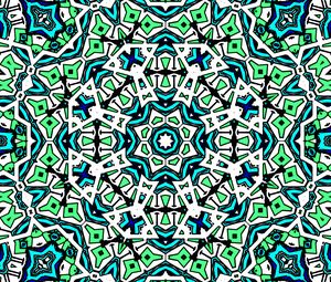 Preview wallpaper kaleidoscope, pattern, shapes, abstraction, bright