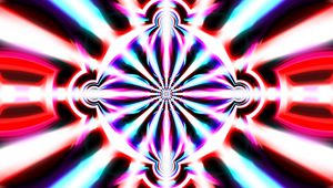 Preview wallpaper kaleidoscope, pattern, shapes, glow, abstraction