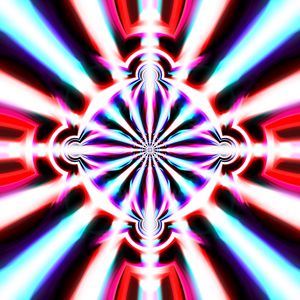 Preview wallpaper kaleidoscope, pattern, shapes, glow, abstraction