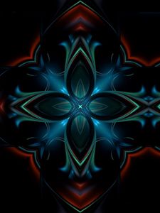 Preview wallpaper kaleidoscope, patterns, dark, paint