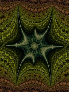 Preview wallpaper kaleidoscope, patterns, lines, green