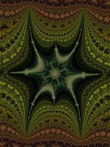 Preview wallpaper kaleidoscope, patterns, lines, green