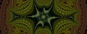 Preview wallpaper kaleidoscope, patterns, lines, green