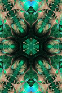 Preview wallpaper kaleidoscope, patterns, shadow, pattern, shape