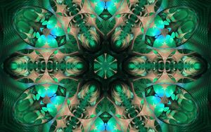 Preview wallpaper kaleidoscope, patterns, shadow, pattern, shape