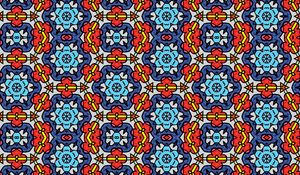 Preview wallpaper kaleidoscope, patterns, shapes, colorful