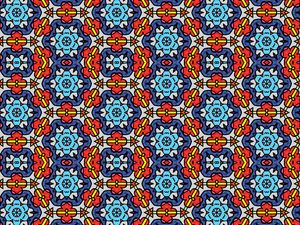 Preview wallpaper kaleidoscope, patterns, shapes, colorful