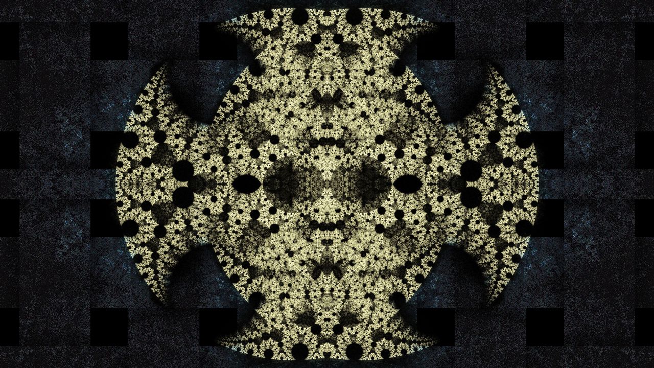 Wallpaper kaleidoscope, patterns, spots, dark