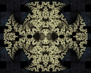 Preview wallpaper kaleidoscope, patterns, spots, dark