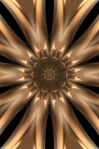 Preview wallpaper kaleidoscope, patterns, stars, black