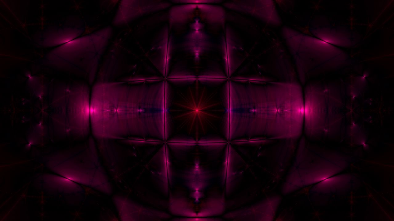 Wallpaper kaleidoscope, reflection, abstraction, purple, dark hd ...