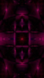 Preview wallpaper kaleidoscope, reflection, abstraction, purple, dark