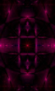Preview wallpaper kaleidoscope, reflection, abstraction, purple, dark