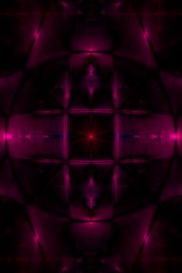 Preview wallpaper kaleidoscope, reflection, abstraction, purple, dark